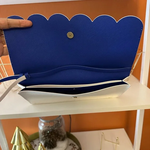 KATE SPADE Lily Ave Kiki White Clutch (NWOT) - Picture 8 of 14